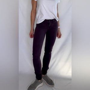 Just Black Deep Purple Jean